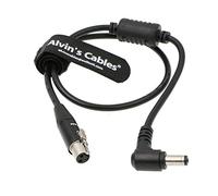 Alvin's Cables Mini XLR 3 Pines Hembra a DC ángulo Recto Cable para Atomos