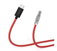 Alvin's Cables Ultrasoft USB-C Type-C a 2 polos Cable de carga rápida de 12 V para Tilta, Teradek, SmallHD, Z-CAM, Blackmagic Pyxis, 60 cm