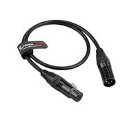 Alvin's Cables XLR de 3 pines macho a un cable de audio femenino, conectores Neutrik XLR Cable de micrófono equilibrado para Shure Sennheiser Micrófono, Dispositivos de sonido, Zoom,zaxcom