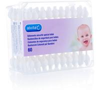 Alvita Bastoncillos de Seguridad para Bebés 60 uds