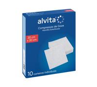 Alvita Compresa De Gasa Estéril 20x20cm 10 unidades