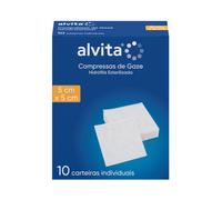 Alvita Compresa de Gasa Estéril 5x5cm 10 unidades