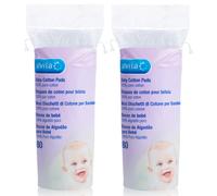 Alvita Discos de Algodón para Bebés 2x80 uds