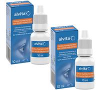 Alvita Gotas Humectantes con Ácido Hialurónico 2x10 ml