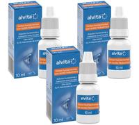 Alvita Gotas Humectantes con Ácido Hialurónico 3x10 ml