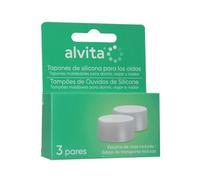 Alvita Tapones Oído Silicona 6 uds