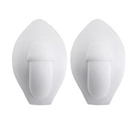 Alvivi 2Pcs Slip Almohadilla Relleno para Bañador Calzoncillos de Hombres Bóxer Push Up Relleno Incorporado de Esponja Protección Pouch Entrepierna Realzar Pene B Blanco Talla Única