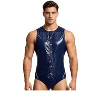 Alvivi Hombre sobre Pañales Bikini Pañales Hombres Incontinentes Monos Lucha Medias Pantalones Largos Niña Ropa Interior Gay Salida Nocturna Azul Oscuro M