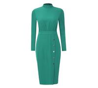 Alvivi Mujer Uniforme Esteticista Vestido Envolvente Enfermera Traje Cirugía Ceremonia Ropa Trabajo Enfermería Camisa Trabajo Verde Hospital Verde XL