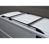 ALVM Barras Transversales Negras para Portaequipajes para T5 Transporter (2003-15)