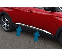 ALVM Parts & Accessories Molduras laterales cromadas para puertas del modelo 3008 (a partir de 2017)