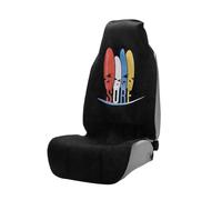Alvorox - 1 paquete de fundas de asiento delantero de coche, toalla impermeable, funda deslizable con respaldo alto para asiento de cubo para protección contra manchas de sudor en el gimnasio