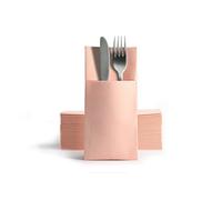 Alvotex Chic Airlaid 50 - Servilletas Desechables (39 x 40 cm), Color Rosa