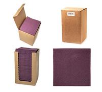 Alvotex Chic Airlaid - 100 servilletas de cóctel Desechables (20 x 20 cm), Color Morado