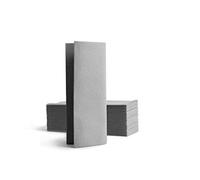 Alvotex Chic Airlaid - 50 servilletas Desechables (32 x 40 cm), diseño de Tela, Color Gris