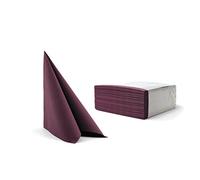 Alvotex Chic Airlaid-Servilletas de Tela (50 Unidades), Morado, 40 x 40 cm