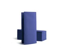 Alvotex Chic Airlaid - Servilletas Desechables (50 Unidades, 1/8 Pliegues, 39 x 40 cm), Color Azul Oscuro