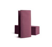 Alvotex Chic Airlaid - Servilletas Desechables (50 Unidades, 1/8 Pliegues, 39 x 40 cm), Color Morado