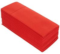 Alvotex Servilletas Airlaid, Rojo, 50 Unidades