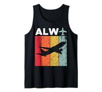 ALW Walla Walla Aeropuerto Camiseta sin Mangas