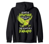 Always Be A Kakapo Bird Nueva Zelanda Funny Kakapo Sudadera con Capucha