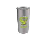 Always Be A Kakapo Bird Nueva Zelanda Funny Kakapo Vaso térmico de acero inoxidable de doble pared