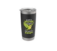Always Be A Kakapo Bird Nueva Zelanda Funny Kakapo Vaso térmico de acero inoxidable de doble pared