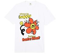 Always Be Happy Haters Hate That (Declaración Positiva Divertida) Comfort Colors Adult Heavyweight T-Shirt