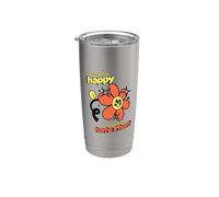 Always Be Happy Haters Hate That (Declaración positiva divertida) Vaso térmico de acero inoxidable de doble pared