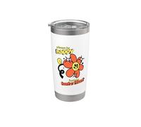 Always Be Happy Haters Hate That (Declaración positiva divertida) Vaso térmico de acero inoxidable de doble pared
