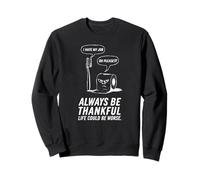 Always Be Thankful - Perspectiva Divertida del baño Sudadera