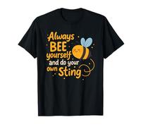 Always Be Yourself and Do Your Own Sting Inspirational Quote Camiseta
