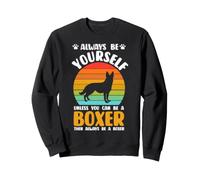 Always Be Yourself Boxer Sunset Boxers Amante de los Perros Sudadera