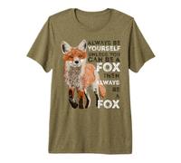 Always Be Yourself Unless You Can Be A Fox Camisa Divertida Regalo Camiseta Premium
