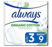 Always Cotton Protection Ultra Night - Toallas sanitarias (tamaño 3, 9 unidades)