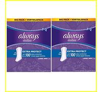 Always Dailies - Forro interior para ropa interior con protección extra - Almohadillas grandes - 2 x 52 almohadillas