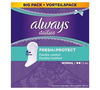 Always Dailies Fresh and Protect Normal Panty Liners Pads - Pack de 60