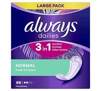 Always Dailies Normal Pantyliners, paquete de 68