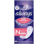 Always Diarios Suave Como El Algodón Normales Panty Liner 80 g