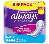 Always Disc reet incontinencia Plus - Compresa Long en pérdidas ventaja Pack, 1er Pack (1 x 20 unidades)