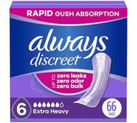 Always Discreet Almohadillas de incontinencia para mujer, 33 unidades, paquete de 2
