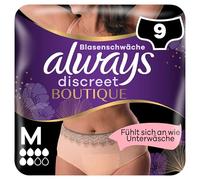 Always Discreet Boutique - Bragas para incontinencia urinaria (9 unidades)
