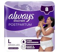 Always Discreet Bragas de puerperio L