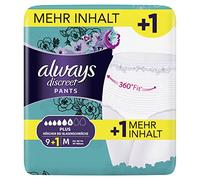 Always Discreet - Bragas para incontinencia (talla M, 10 unidades)