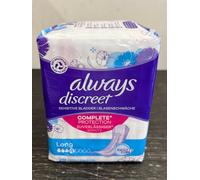 Always Discreet - Calzoncillo largo para mujer (20 compresas) de protección fuerte que apenas se siente