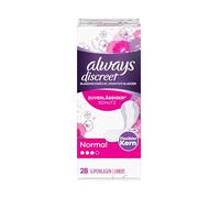 Always Discreet - Compresas para la incontinencia para mujer, 28 unidades, absorben los olores y la humedad, evitan fugas