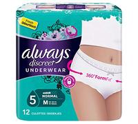 Always discreet - Culottes normal M para incontinencia, 12 unidades