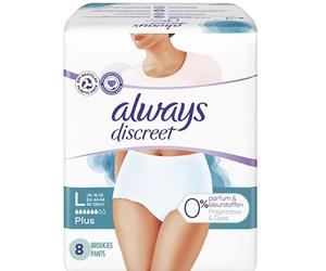 always Discreet - Pantalones de incontinencia Plus L 0% 8