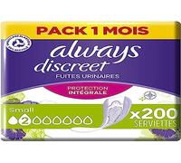 Always Discreet - Servilletas higiénicas Small, formato Eco x200 (4 paquetes de 50 unidades)