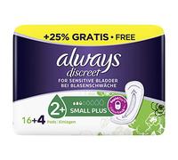 Always Discreet Small Plus - Compresas para pérdidas de orina (20 unidades)